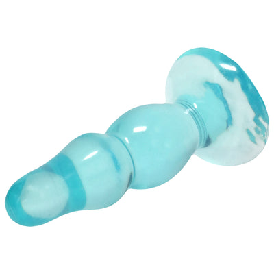 Crystal Jellies Novice Pop Plug 4 Inch Teal