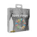 Packaging of Candy Love Rings featuring colorful edible candy rings displayed on a grayscale male torso background.