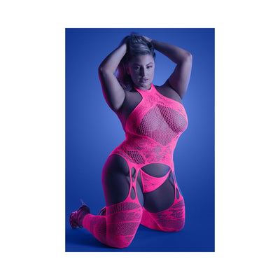 Captivating Halter Bodystocking & G-String