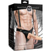 Master Series Magnum 9" Hollow Silicone Dildo W/ Harness