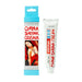 Tube and packaging of China Shrink Cream .5oz with red text and image of a woman on the box.