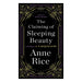 Book cover of The Claiming of Sleeping Beauty by Anne Rice with elegant gold and purple decorative borders on black background.