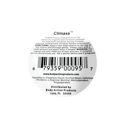 Climaxa Stimulating Gel .5oz Jar - SexToy.com