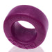 Purple soft silicone Cock-B Bulge cockring with a thick, smooth design and embossed logo detail.