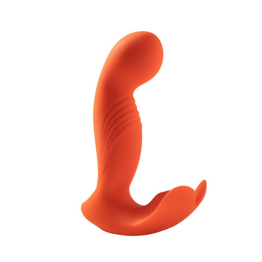 Crave 3 G - Spot Vibrator with Rotating Massage Head & Clit Tickler - Orange - SexToy.com