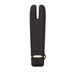 Black dual-tip vibrator with flexible silicone body, control buttons, and gold-accented Crave branding band.