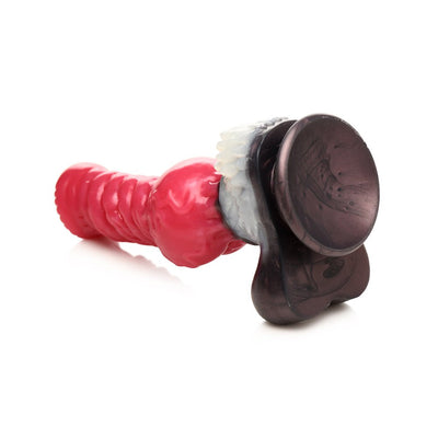 Creature Cocks Cujo Dildo Large Red/blk - SexToy.com