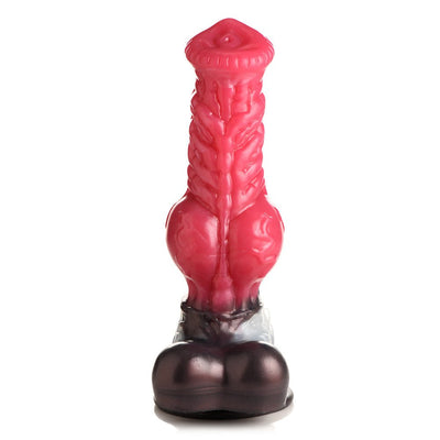 Creature Cocks Cujo Dildo Large Red/blk - SexToy.com