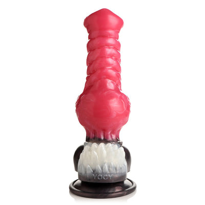 Creature Cocks Cujo Dildo Large Red/blk - SexToy.com