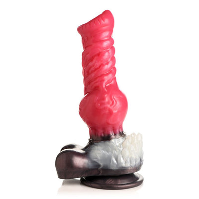 Creature Cocks Cujo Dildo Large Red/blk - SexToy.com