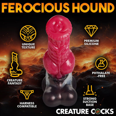 Creature Cocks Cujo Dildo Red/blk