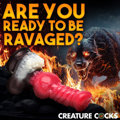 Creature Cocks Cujo Dildo Red/blk