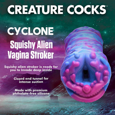 Creature Cocks Cyclone Alien Silicone Vagina Stroker - SexToy.com
