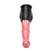 Extra long peach and black centaur-themed dildo with ribbed shaft and wide suction cup base.