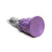 Purple and silver silicone Grim Reaper-themed dildo with textured shaft and wide suction cup base.