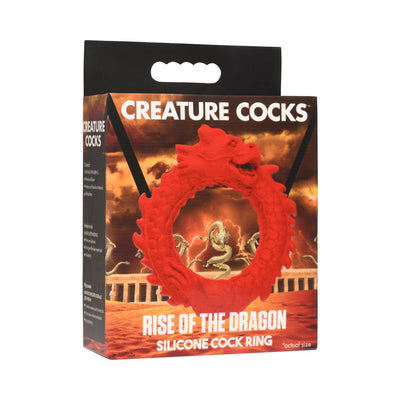 Creature Cocks Rise Of The Dragon Silicone Cock Ring - SexToy.com