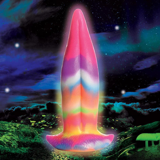 Creature Cocks Unicorn Kiss Silicone Tongue Dildo - Glow in the Dark - SexToy.com