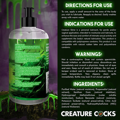 Creature Slime Water Based  Lubricant