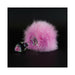 Crystal Delights Magnetic Sparkle Bunny Tail - Pink - SexToy.com