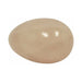 Smooth polished pink chalcedony crystal egg for pelvic floor exercise and wellness.