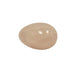 Smooth polished pink chalcedony crystal egg for Kegel exercises and pelvic floor strengthening.