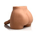 Curve Toys Jock male masturbator with realistic poseable dildo and textured anal opening in skin tone.