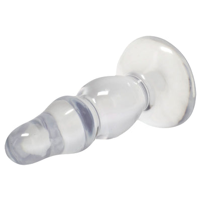 Crystal Jellies Novice Pop Plug 4 Inch Clear