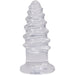Crystal Jellies Anal Twist 7 Inch Clear