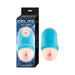 Delite Two Ways handheld masturbator with dual-ended design, featuring realistic mouth and tight ass textures in a blue case.
