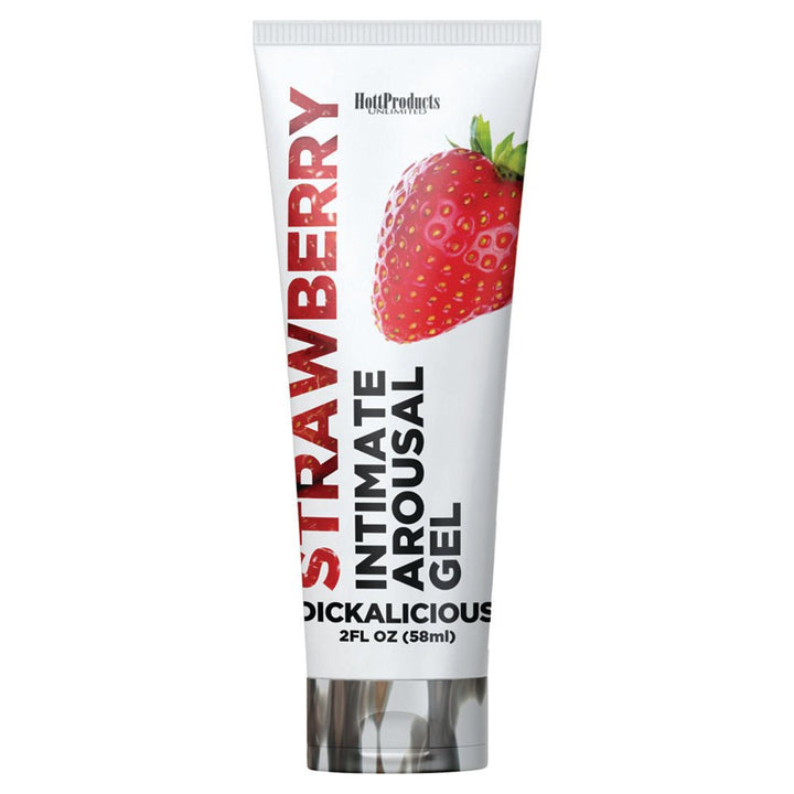 Dickalicious Penis Arousal Gel 2oz Strawberry - SexToy.com