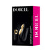 Dorcel Perfect Lover remote control vibrator with sleek black and gold design in branded packaging.