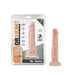 Dr. Skin Dr. Carter 7-inch realistic silicone dildo with suction cup base shown in packaging and standing upright.