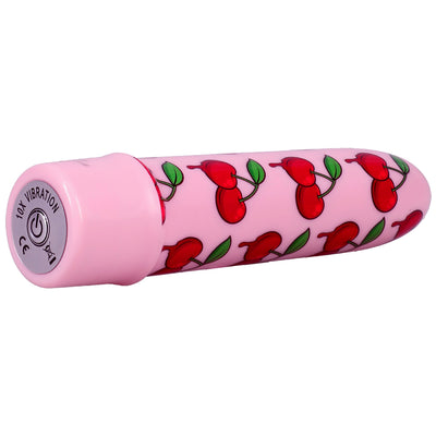 Goodhead Buzz Buddies 5 Inch Muti-Speed Vibe Cherries Light Pink