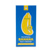 Blue box packaging of the official Banana Emoji Vibrator with USB charge and body-safe sexual wellness label.