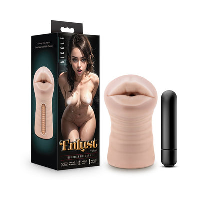 EnLust Nicole Vibrating Stroker Beige - SexToy.com