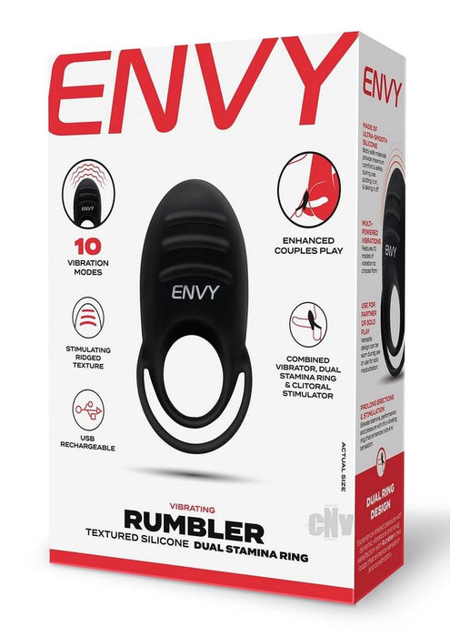 Envy Toys Rumbler Textured Stamina Ring - SexToy.com