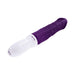 Evolved Plum Thrust rechargeable vibe with textured purple silicone shaft and white ergonomic handle.