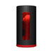 F1S V3 Red male pleasure device in black and red cylindrical case with visible textured silicone interior.