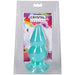 Crystal Jellies Double Pop Plug 6 Inch Teal