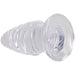 Crystal Jellies Anal Twist 7 Inch Clear