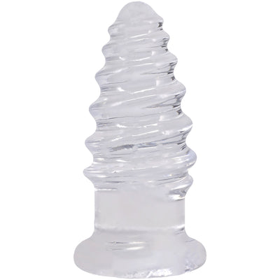 Crystal Jellies Anal Twist 5 Inch Clear
