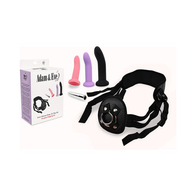 Adam & Eve Eve's Silicone Strap On Play Set