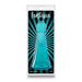 Fantasia Phoenix flexible blue probe in clear retail packaging with black and teal starburst background.