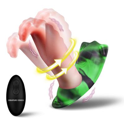 Creature Cocks Tongue Twister Panty Vibe W/ Harness