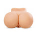 Beige petite dual-entry realistic masturbator torso with detailed skin texture and rounded curves.