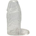 Titanmen Cock Sleeve With Ball Strap 4.5 Inch Clear