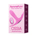 Packaging of Femme Funn Ossia wearable bullet vibrator in pink with wireless remote and product features listed on the side.