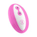 Pink and white wireless remote control for Femme Funn Ossia wearable vibrator with power and boost buttons.