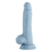 Light blue realistic textured silicone adult toy with suction base and detailed design from Femme Funn Turbo Baller 2.0 series.