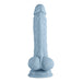 Light blue realistic textured silicone adult toy with suction base from Femme Funn Turbo Baller 2.0 series.